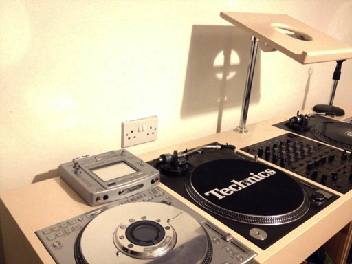 Deck Stand DS2style Cutouts bespoke DJ Furniture 01