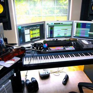 Composer Producer Furniture Keyboard Black Gloss 07