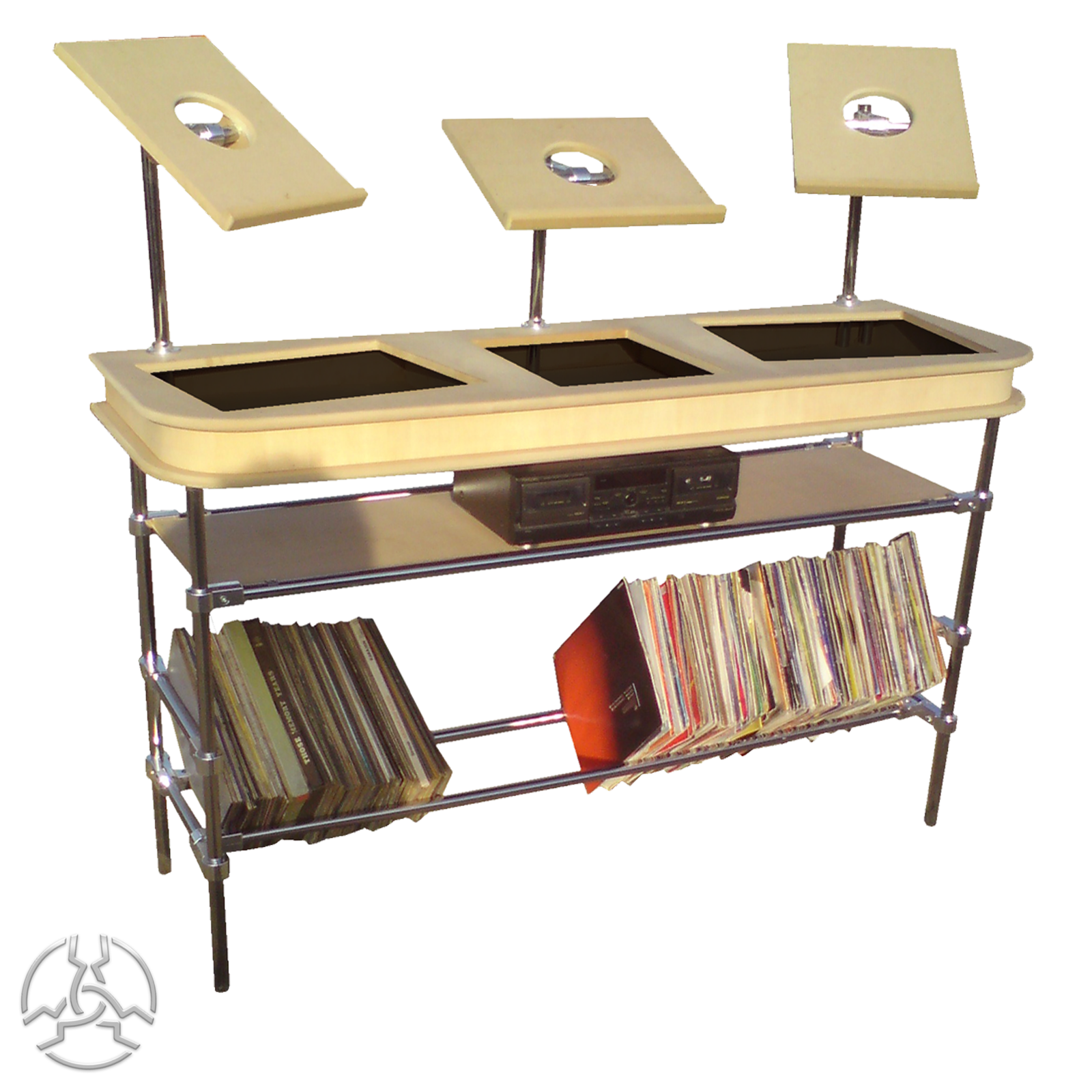 SD_Flush_fitting_DJ_Desk_Chrome_Base_CDJ_Stands_02