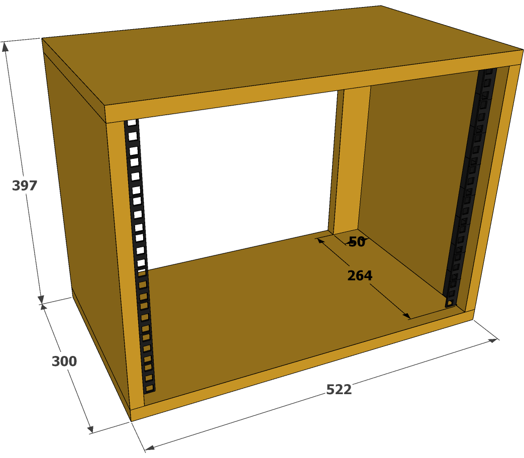 SMP8_8U_19_Inch_Rack_Pod_Dimensions