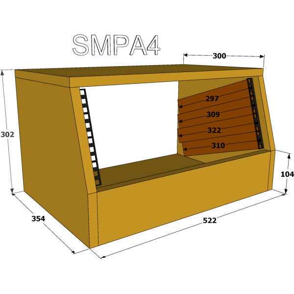 smpa4 desk top 19 inch 4u angled rack pod 5 315 p 1