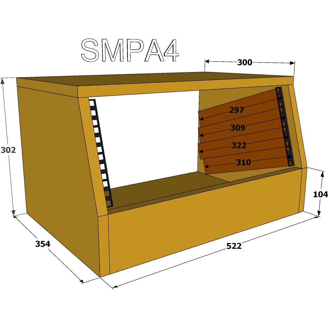 smpa4 desk top 19 inch 4u angled rack pod 5 315 p 1 smpa4 desk top 19 inch 4u angled rack pod 5 315 p 1
